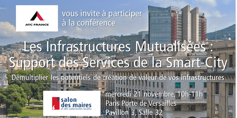 SmartUse participe à une Conférence infrastructures mutualisées au Salon des Maires